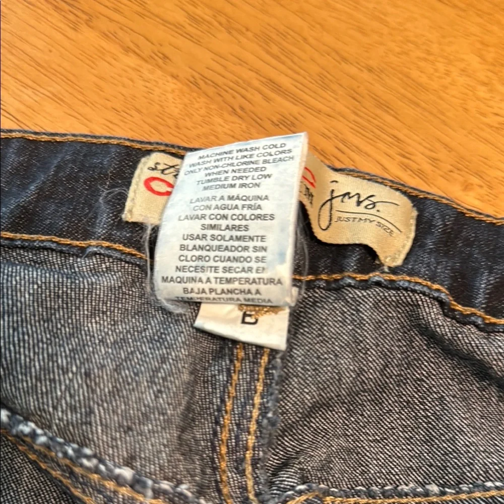 Just My Size Indigo Straight Leg Jeans